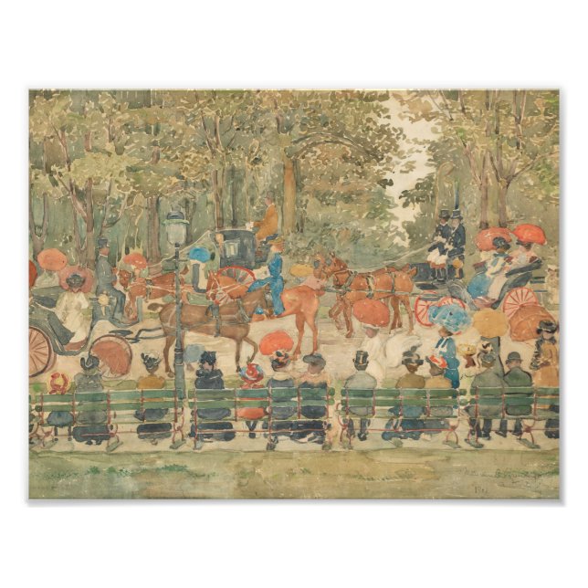 Maurice Prendergast - Central Park, 1901 Photo Print (Front)