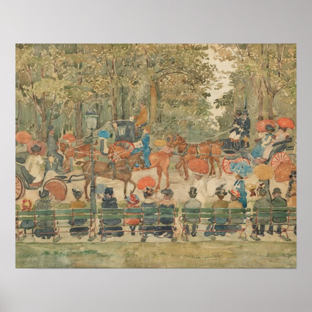 Maurice Prendergast - Central Park, 1901 Poster (Front)