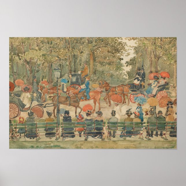 Maurice Prendergast - Central Park, 1901 Poster (Front)