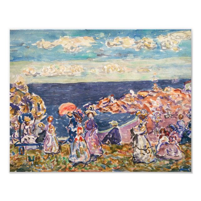 Maurice Prendergast - On the Beach Photo Print (Front)