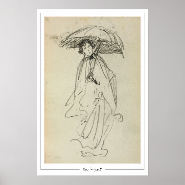 Maurice Prendergast Zedign Art Poster #129 (Front)