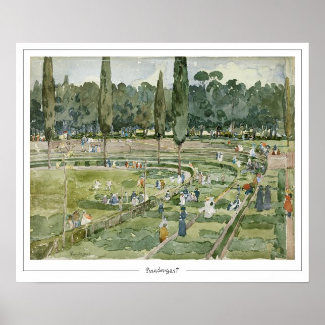 Maurice Prendergast Zedign Art Poster #375 (Front)