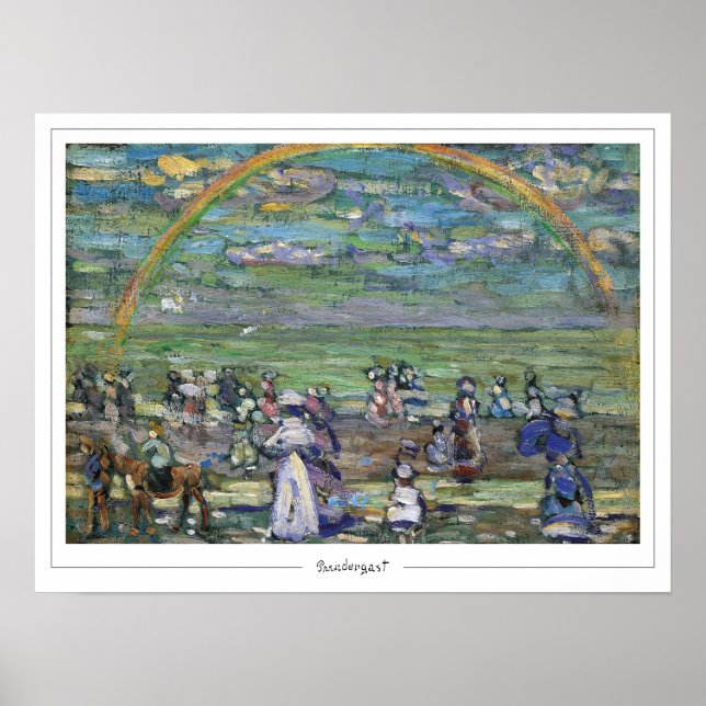 Maurice Prendergast Zedign Art Poster #382 (Front)