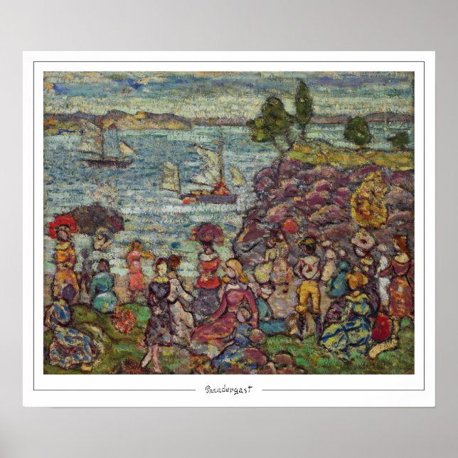 Maurice Prendergast Zedign Art Poster #573 (Front)