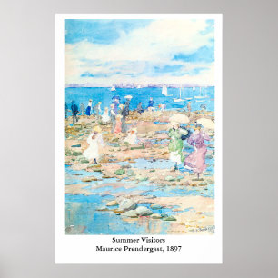 Maurice Prendergast's Summer Visitors Poster