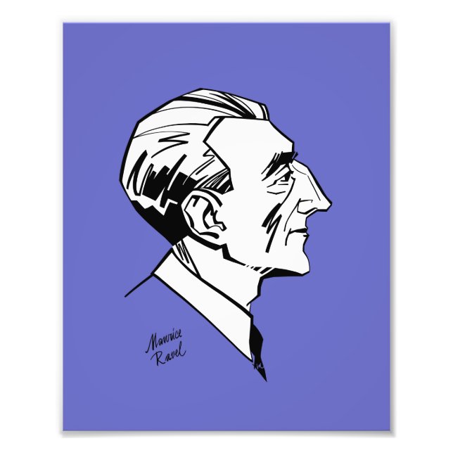 Maurice Ravel Photo Print (Front)