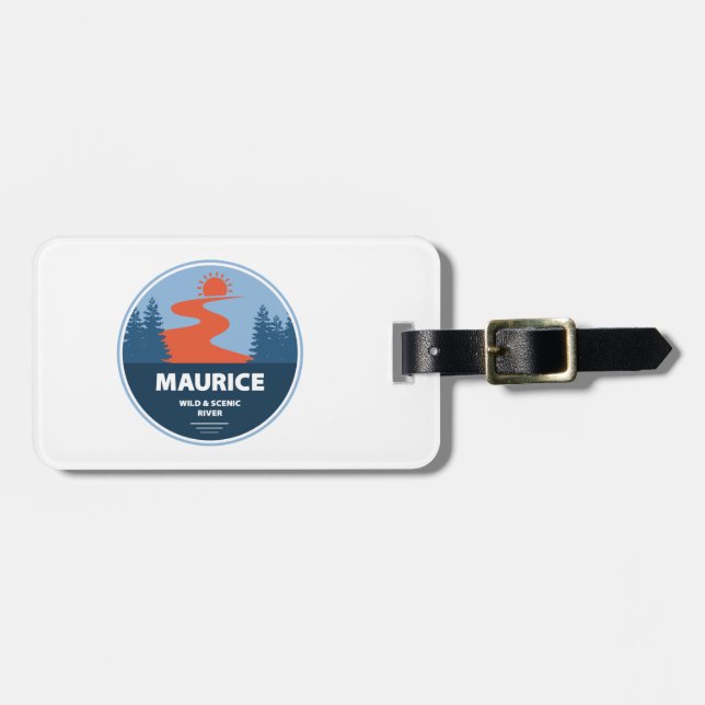 Maurice Wild And Scenic River Luggage Tag (Front Horizontal)