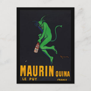 Maurin Quina Absinthe Postcard