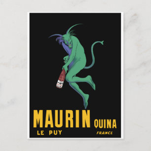 Maurin Quina - Cappiello 1906 - Absinthe Apertif Postcard