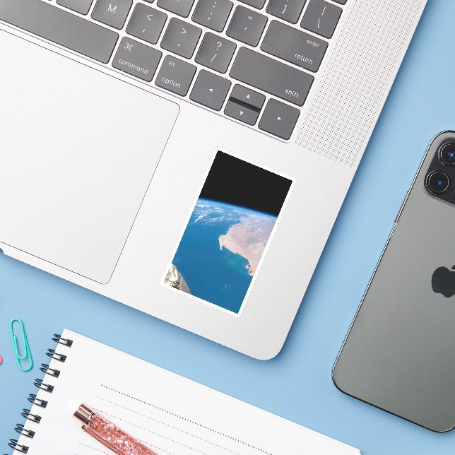 Mauritania And Western Sahara Off Coast Of Africa (Laptop w/ iPhone)