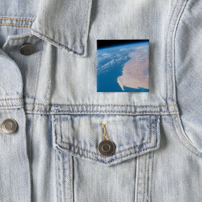 Mauritania And Western Sahara Off Coast Of Africa 15 Cm Square Badge (In Situ)