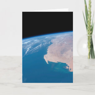 Mauritania And Western Sahara Off Coast Of Africa Card