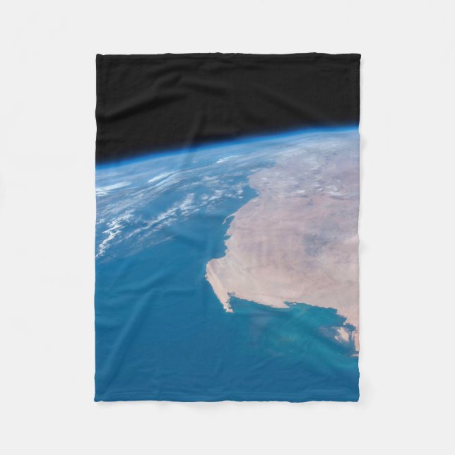 Mauritania And Western Sahara Off Coast Of Africa Fleece Blanket (Front)