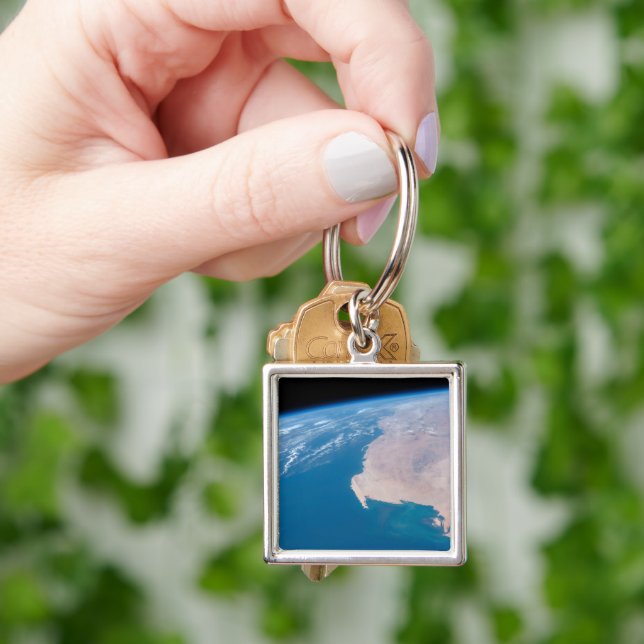 Mauritania And Western Sahara Off Coast Of Africa Key Ring (Hand)