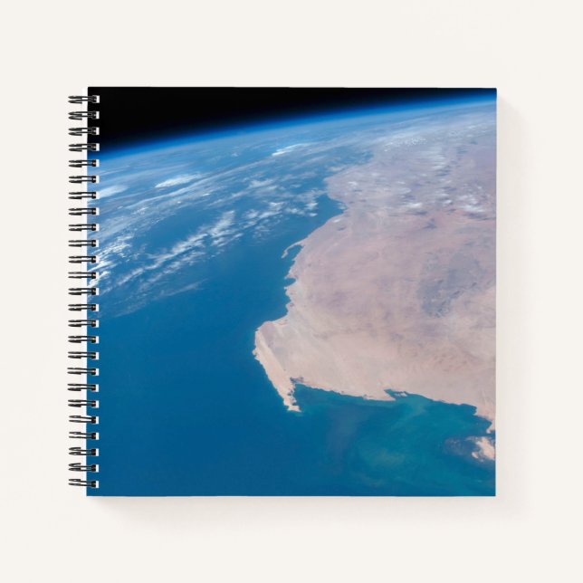 Mauritania And Western Sahara Off Coast Of Africa Notebook (Front)
