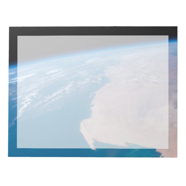 Mauritania And Western Sahara Off Coast Of Africa Notepad (Front)