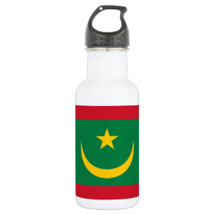 Mauritania Flag 532 Ml Water Bottle