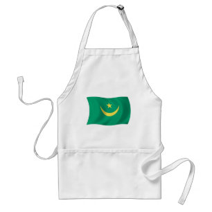 Mauritania Flag Apron