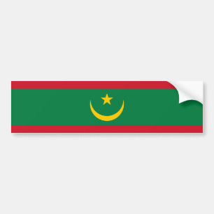 Mauritania Flag Bumper Sticker