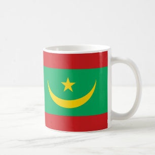  Mauritania Flag Ceramic Mug