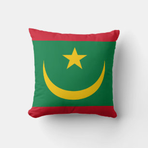 Mauritania Flag Cushion