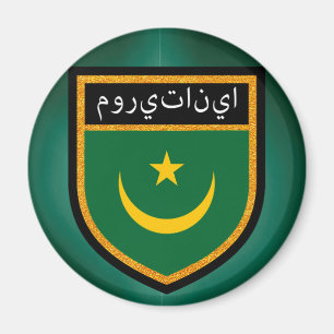 Mauritania Flag Magnet