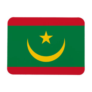Mauritania Flag Magnet