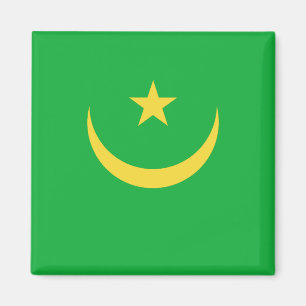Mauritania Flag Magnet