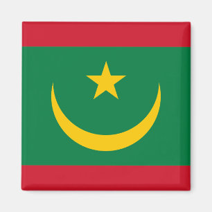 Mauritania Flag Magnet