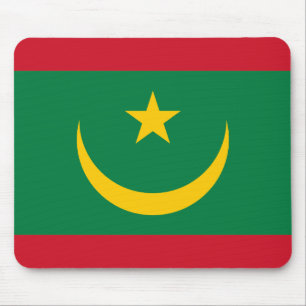 Mauritania Flag Mouse Mat