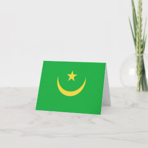 Mauritania Flag Notecard