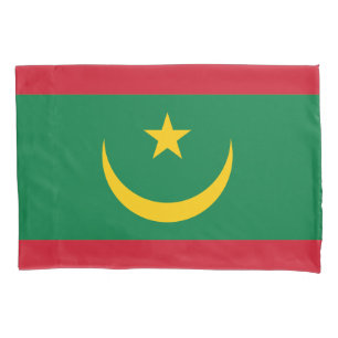 Mauritania Flag Pillowcase