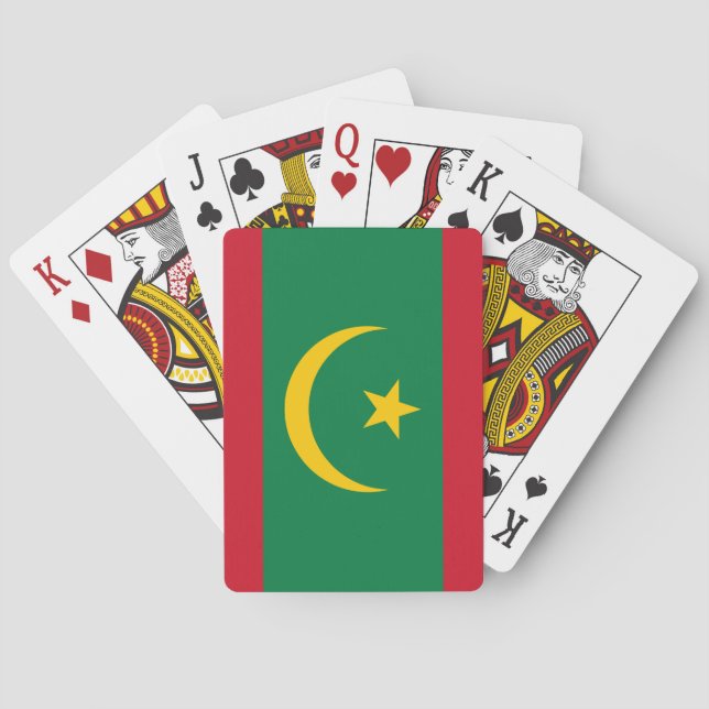 Mauritania Flag Playing Cards (Back)