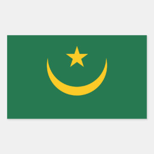 Mauritania Flag Sticker