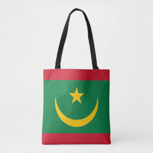 Mauritania Flag Tote Bag