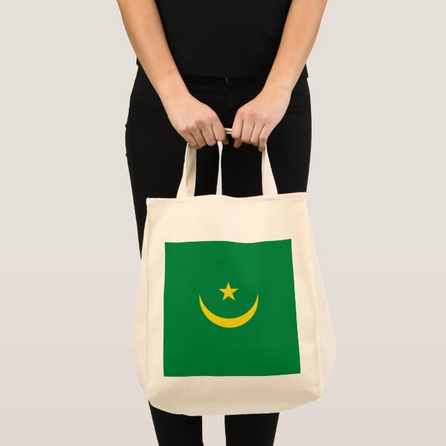 Mauritania flag tote bag (Front (Product))