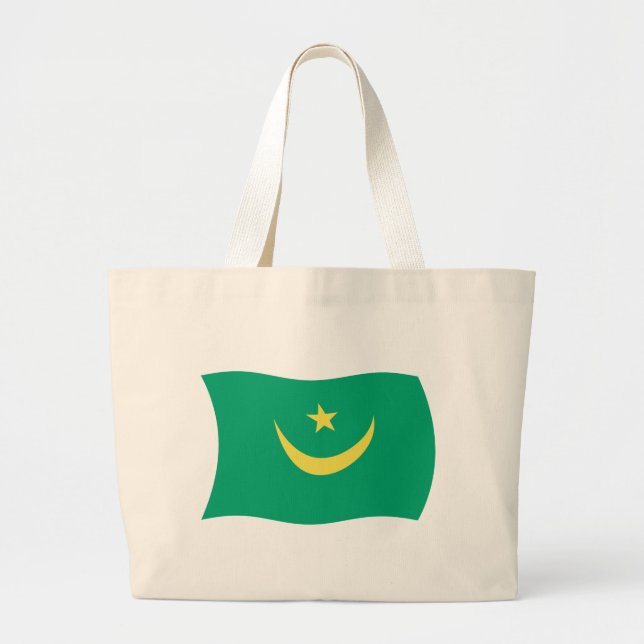 Mauritania Flag Tote Bag (Front)
