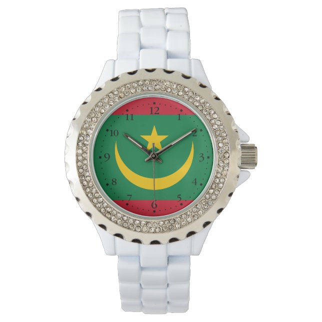 Mauritania Flag Watch (Front)