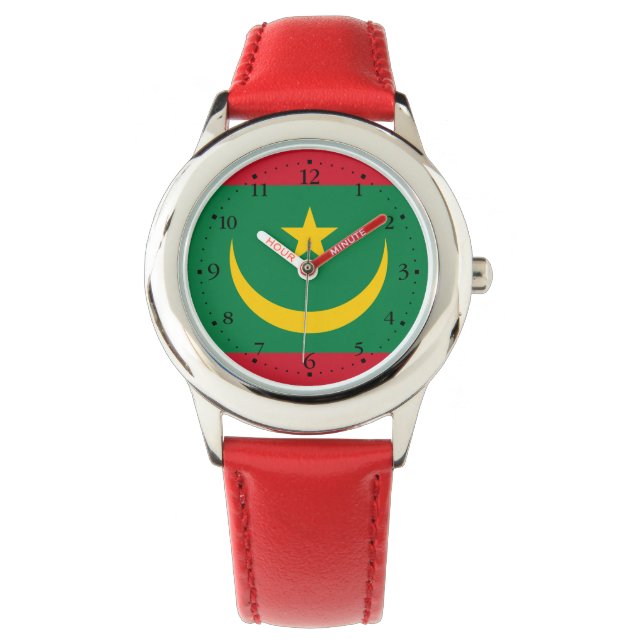Mauritania Flag Watch (Front)