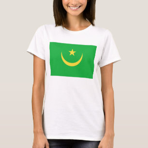 Mauritania Flag x Map T-Shirt