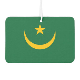 Mauritania National World Flag Car Air Freshener