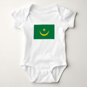 Mauritania Old Flag Baby Bodysuit