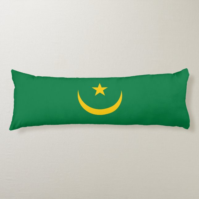 Mauritania Old Flag Body Cushion (Front)