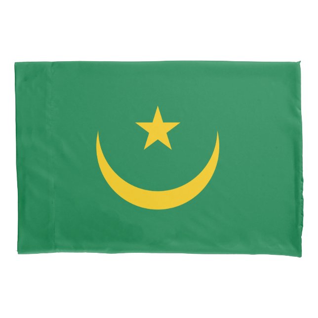 Mauritania Old Flag Pillowcase (Front)
