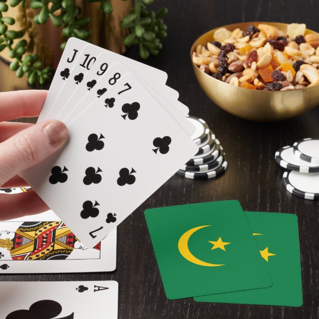 Mauritania Old Flag Playing Cards (In Situ)
