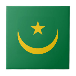 Mauritania Old Flag Tile