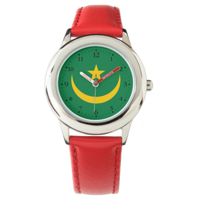 Mauritania Old Flag Watch (Front)