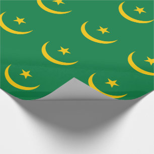 Mauritania Old Flag Wrapping Paper