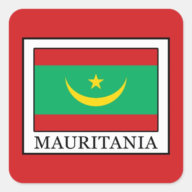 Mauritania Square Sticker (Front)