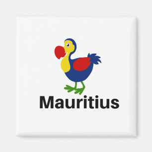 Mauritian Dodo Bird Bright and Colourful Magnet
